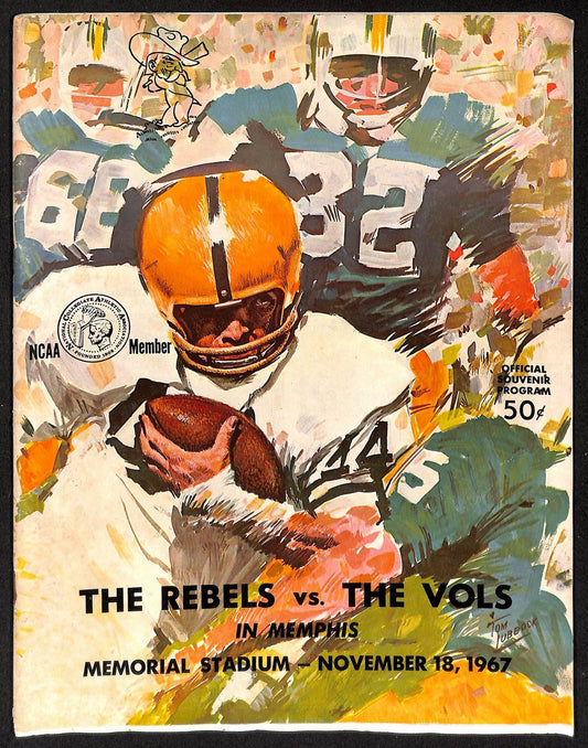 11/18/1967 NCAA Football Game Program Ole Miss vs. Tennessee 201651