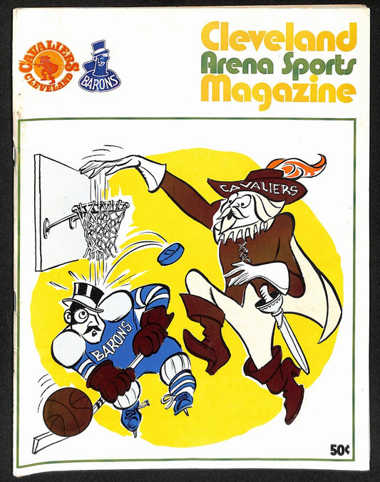 1970-71 Cleveland Arena Sports Magazine AHL Program Barons vs. Voyaguers 201660