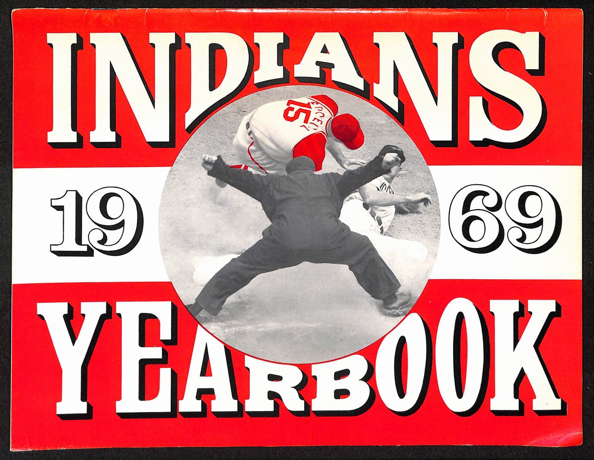 Cleveland Indians 1969 Yearbook Very Clean 201662