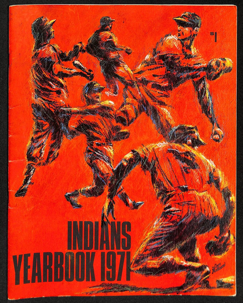Cleveland Indians 1971 Yearbook 201668