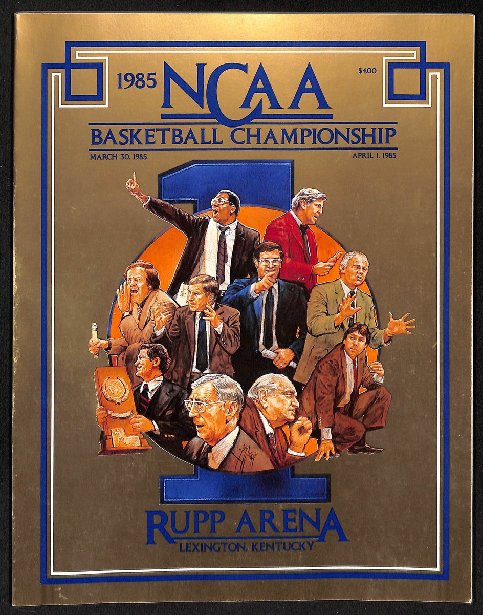 1985 NCAA Basketball Championship Final Four Program  201671