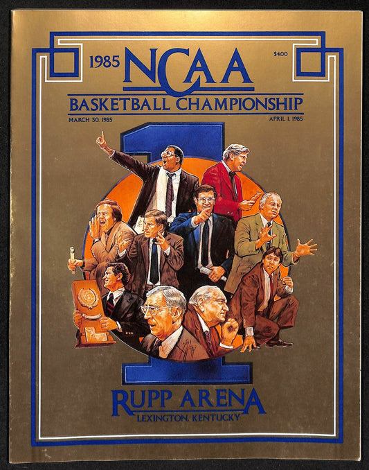 1985 NCAA Basketball Championship Final Four Program  201671