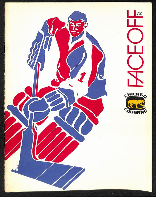 1972-73 WHA Program Chicago Cougars vs. Cleveland Crusaders 201676