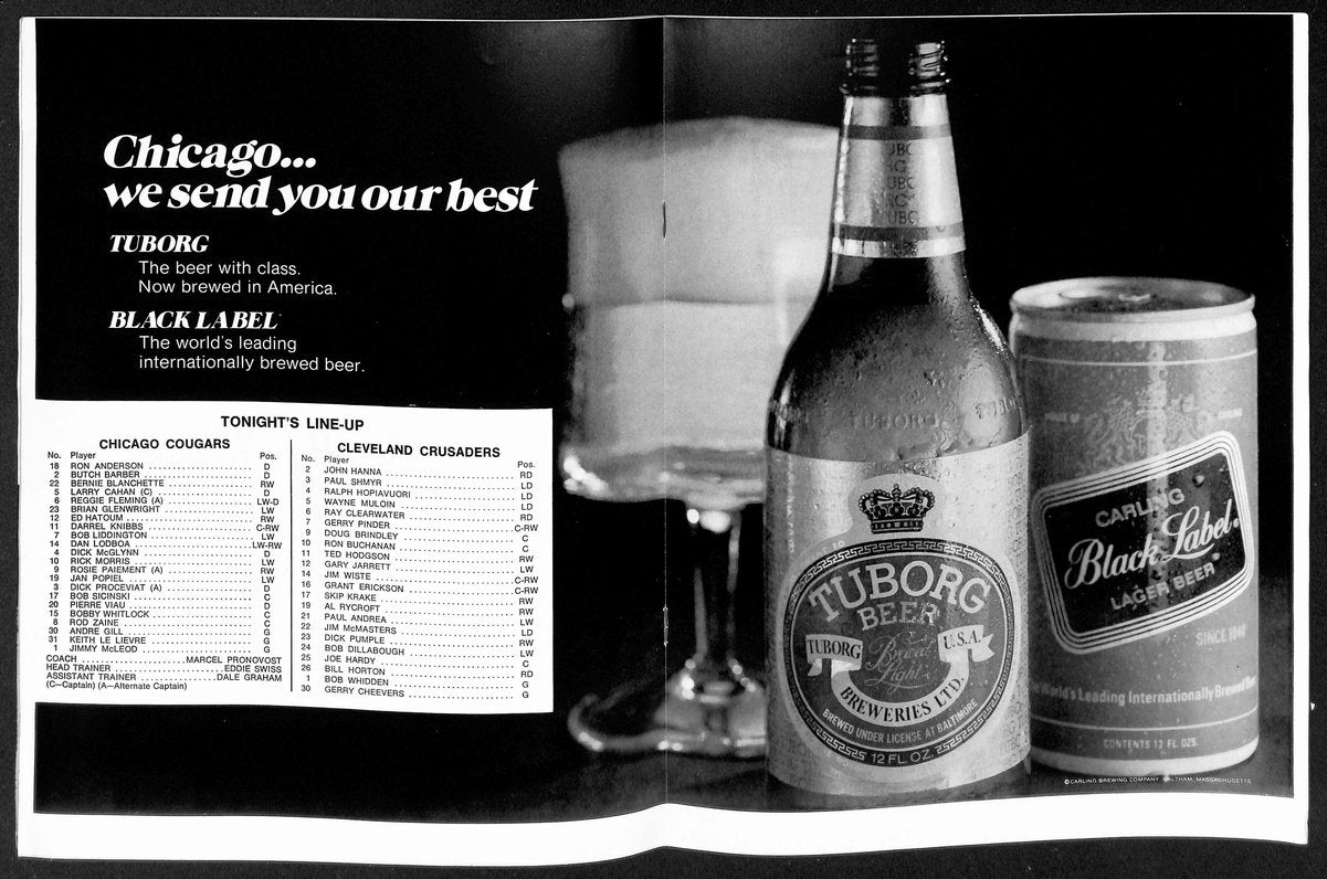 1972-73 WHA Program Chicago Cougars vs. Cleveland Crusaders 201676