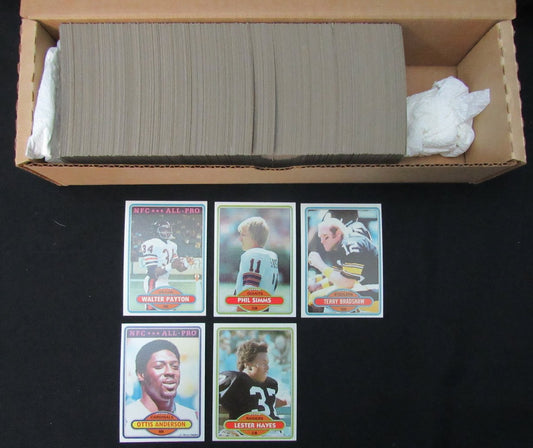 1980 Topps Football Cards Complete Set (1-528) Simms RC Hayes RC Bradshaw 200983