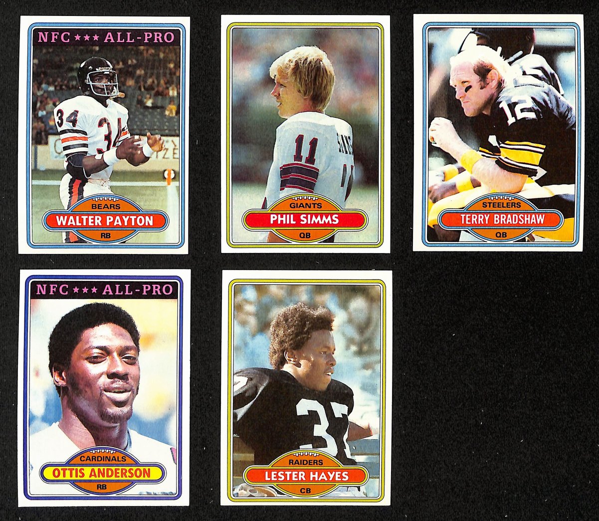1980 Topps Football Cards Complete Set (1-528) Simms RC Hayes RC Bradshaw 200983
