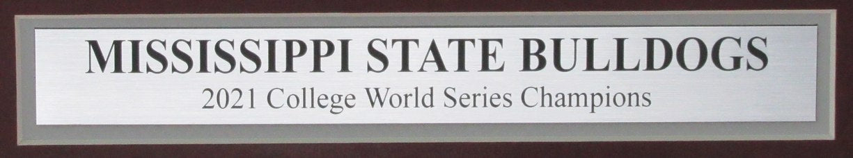 Mississippi State Newspaper 6/30/2021 College World Series Champs Framed 190351