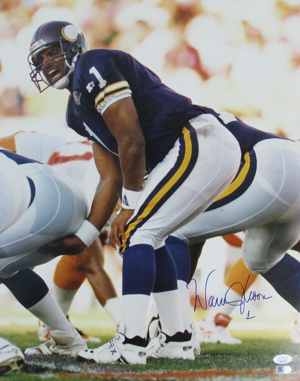 Warren Moon Minnesota Vikiings Signed/Autographed 16x20 Photo JSA 150834