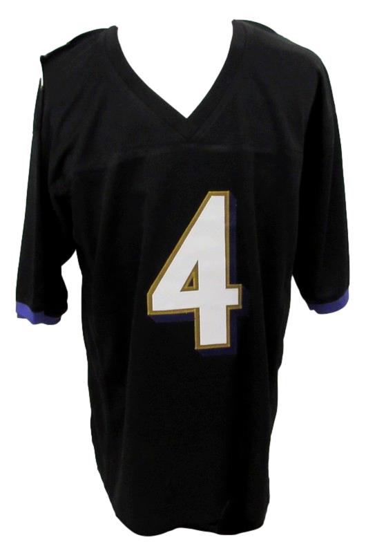 Zay Flowers Signed Black Custom Football Jersey Ravens Beckett 186204