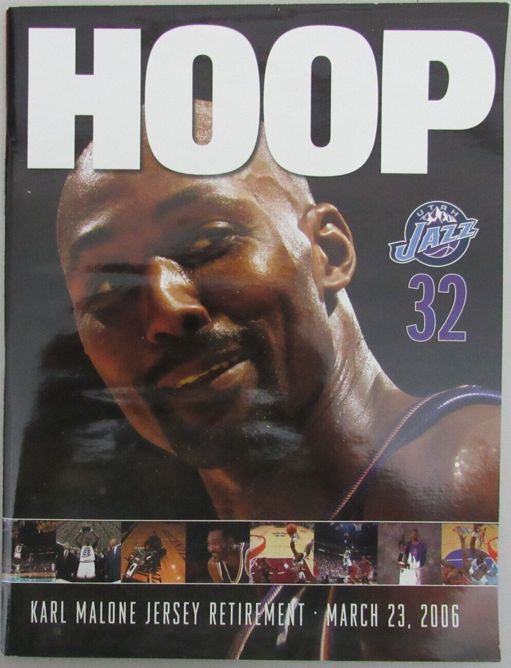 March 23, 2006 Karl Malone Jersey Retirement Utah Jazz vs. Wizzards Program