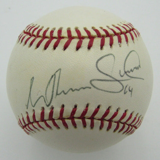 Wascar Serrano San Diego Padres Signed/Autographed Official NL Baseball 155470