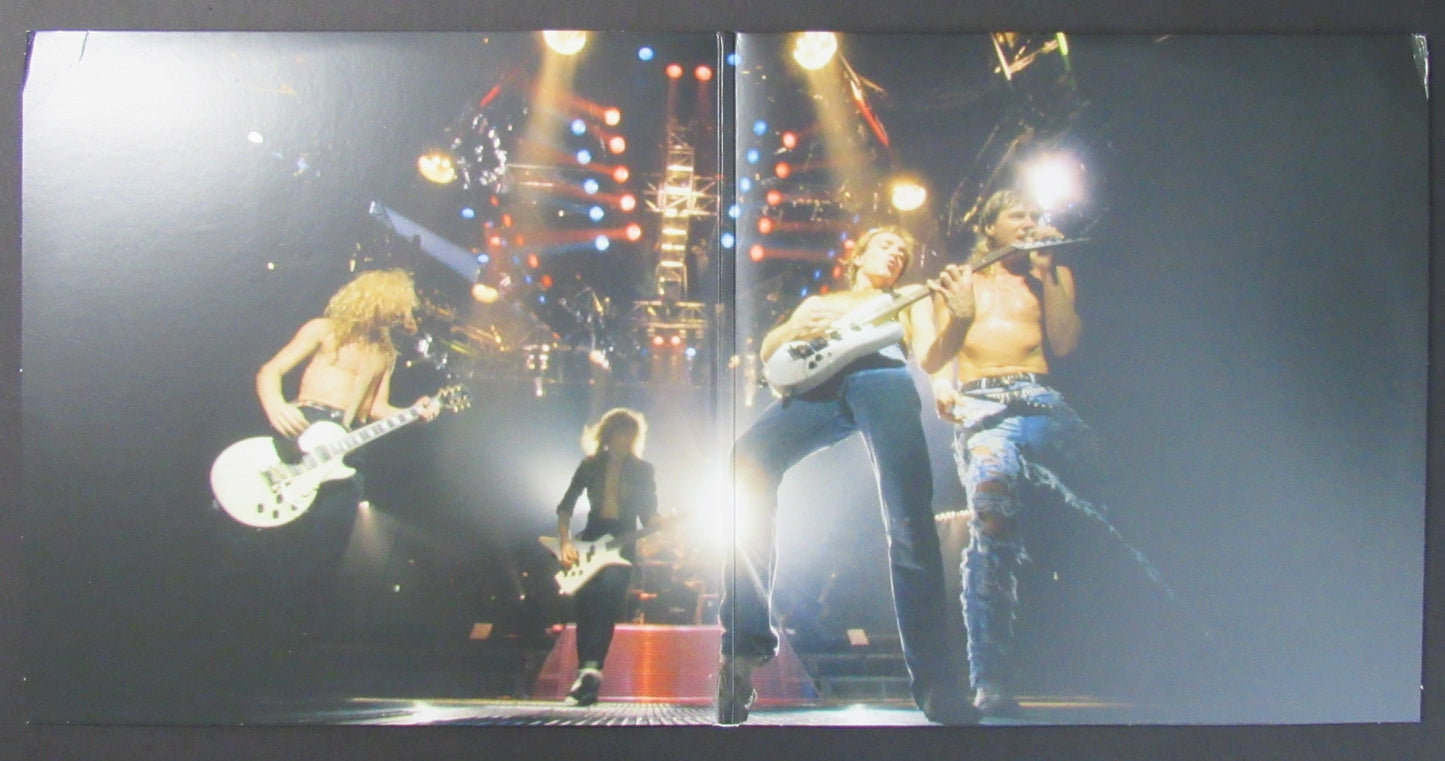 Def Leppard Joe Elliott/Phil Collen Dual-Signed Album "Hysteria" JSA 200728