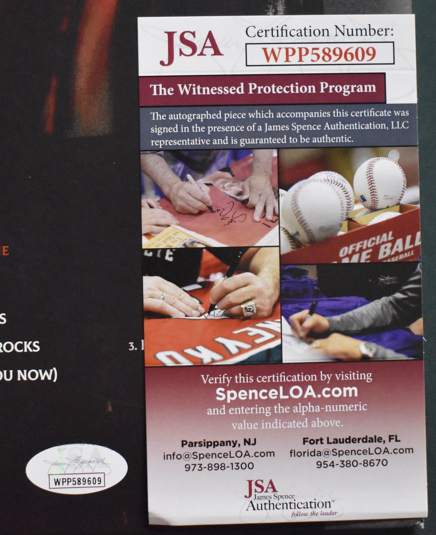 Def Leppard Joe Elliott/Phil Collen Signed Album "Diamond Star Halos" JSA 200757