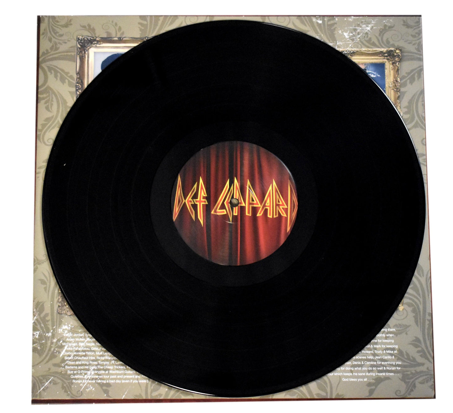 Def Leppard Joe Elliott/Phil Collen Signed Album "The Sparkle Lounge" JSA 200756