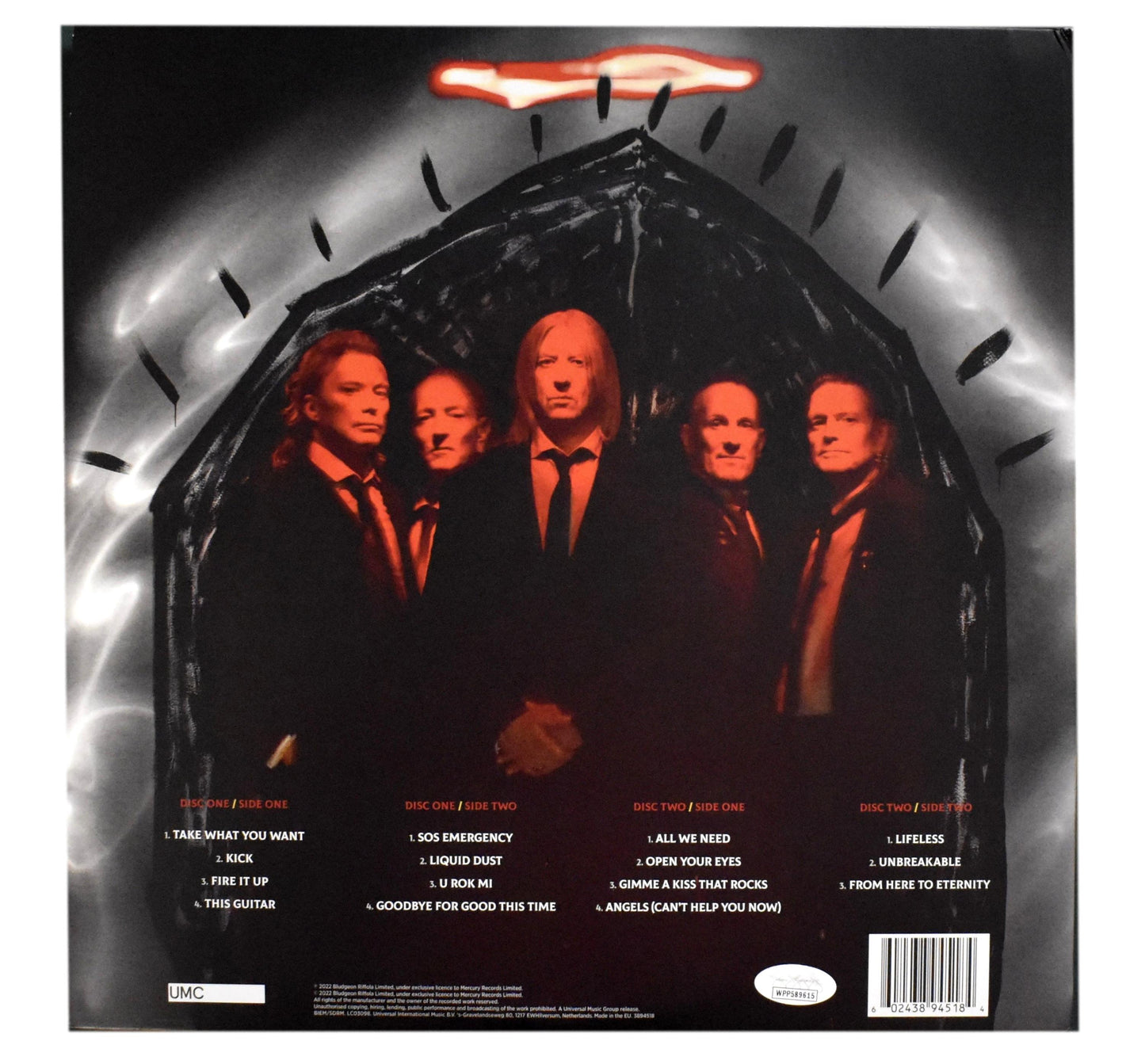 Def Leppard Joe Elliott/Phil Collen Signed Album "Diamond Star Halos" JSA 200757