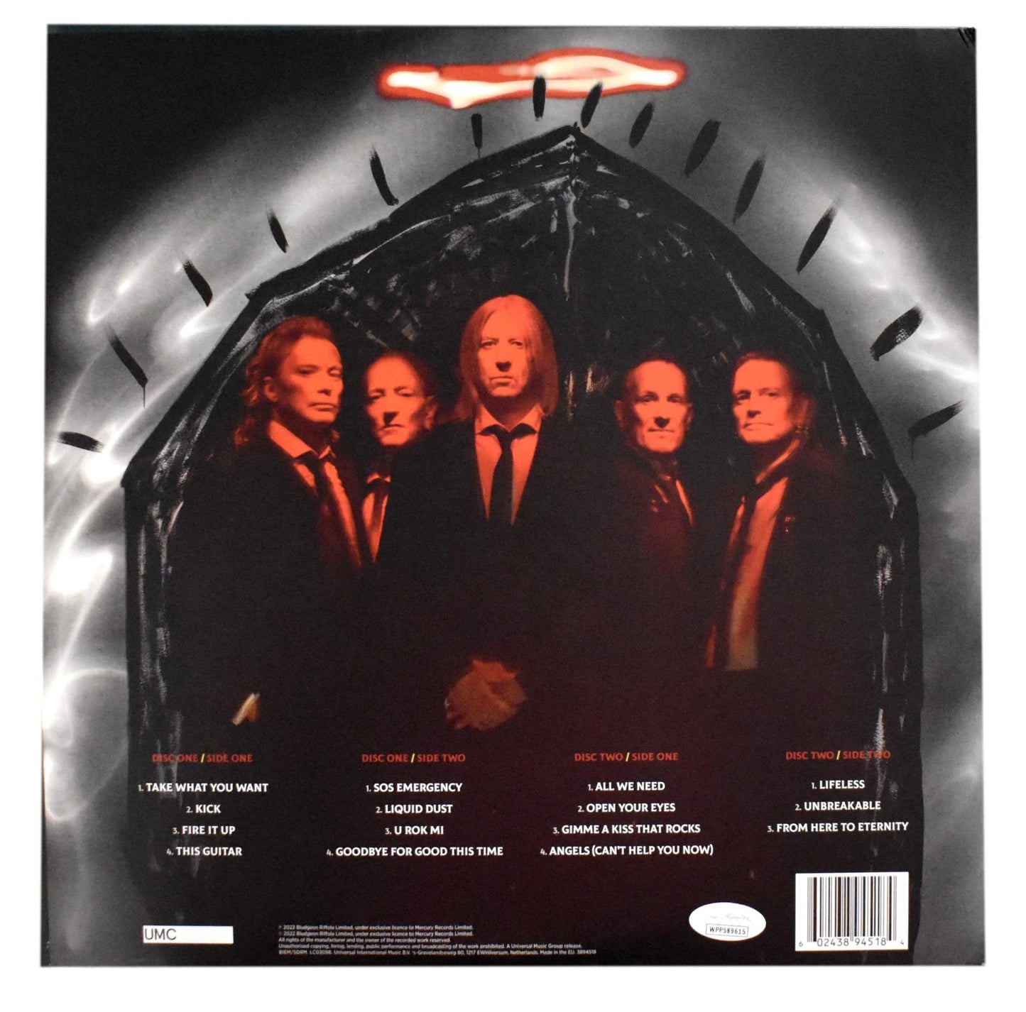 Def Leppard Joe Elliott/Phil Collen Signed Album "Diamond Star Halos" JSA 200758