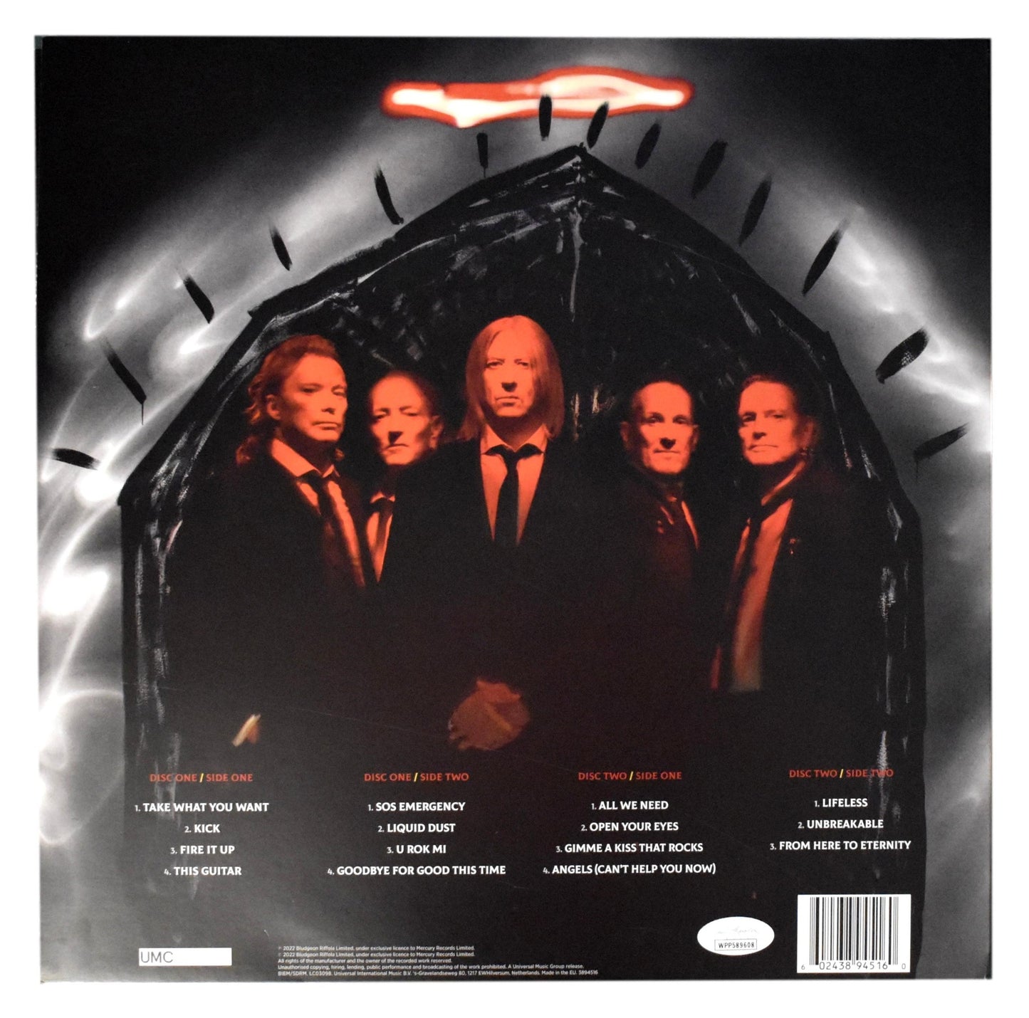 Def Leppard Joe Elliott/Phil Collen Signed Album "Diamond Star Halos" JSA 200759