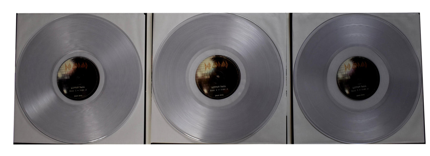 Def Leppard Joe Elliott/Phil Collen Signed Album "Mirror Ball - Live & More" JSA
