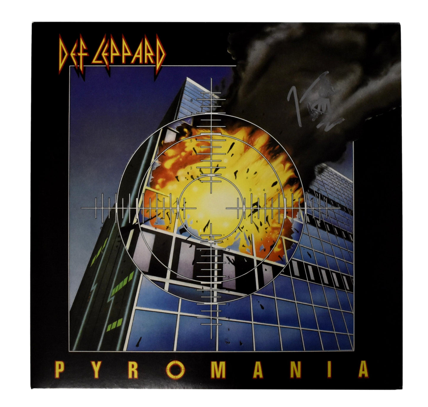 Def Leppard Joe Elliott Signed/Autographed Album "Pyromania" JSA 201032