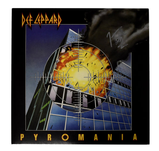 Def Leppard Joe Elliott Signed/Autographed Album "Pyromania" JSA 201032