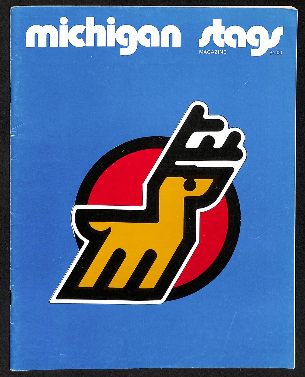 10/31/1974 WHA Program Michigan Stags vs. Cleveland Crusaders 201684