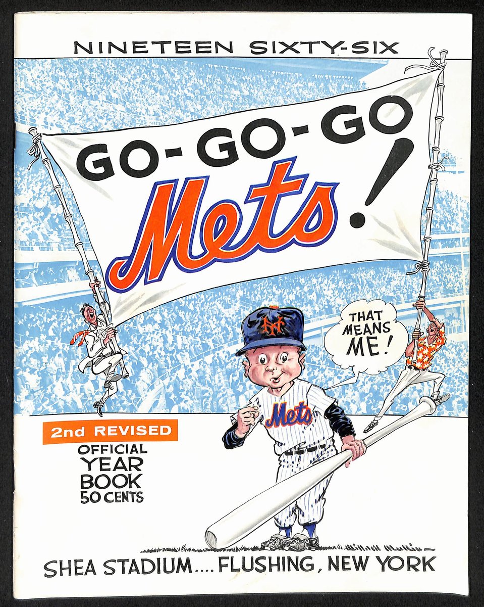 New York Mets 1966 Yearbook 2nd Revision 201686