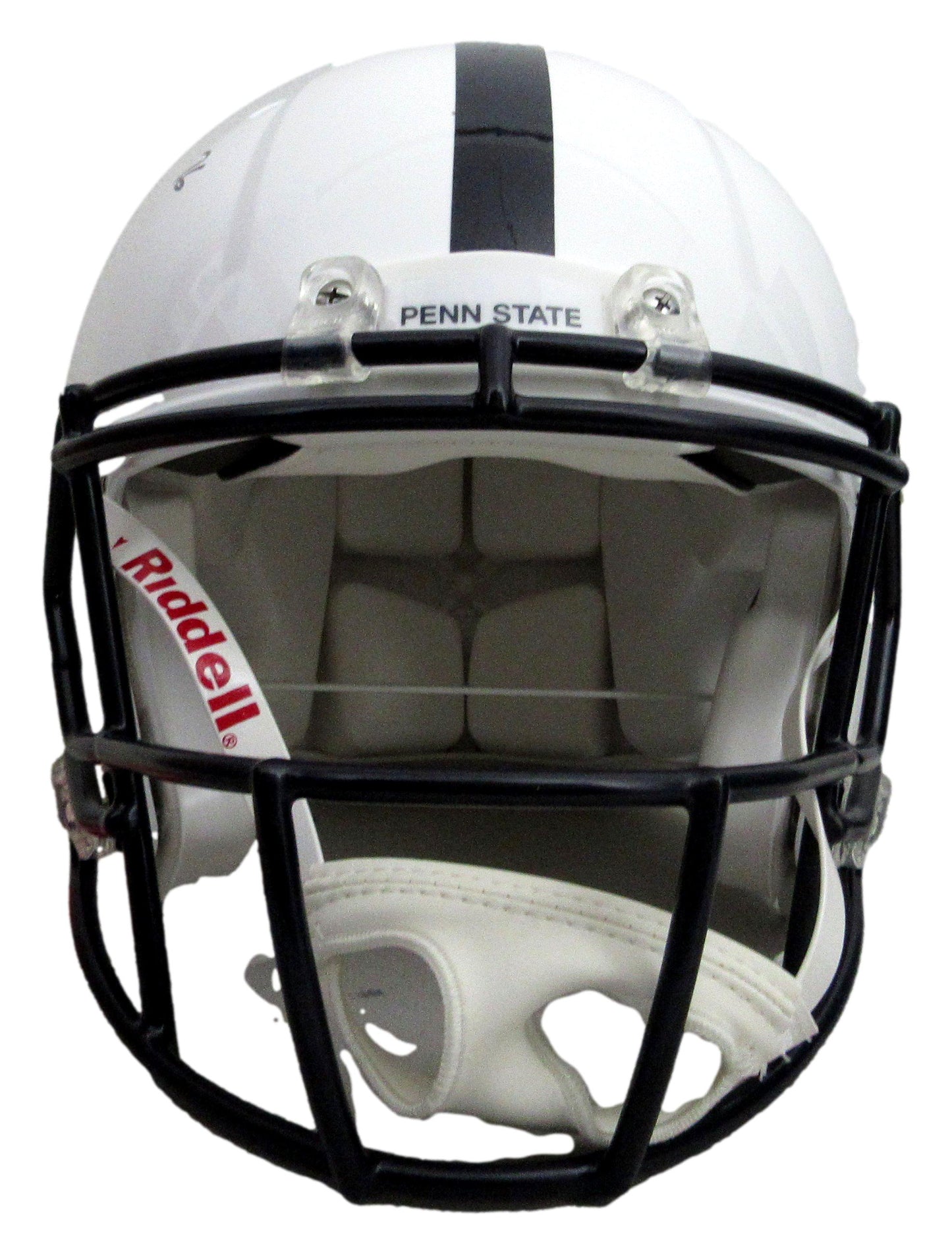 Saquon Barkley Signed Full Size White Speed Authentic Helmet PSU PSA/DNA 203236