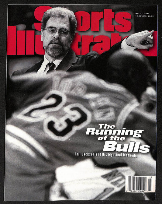 5/27/1996 Sports Illustrated Magazine Phil Jackson NoLabel Newstand UNSIGNED2