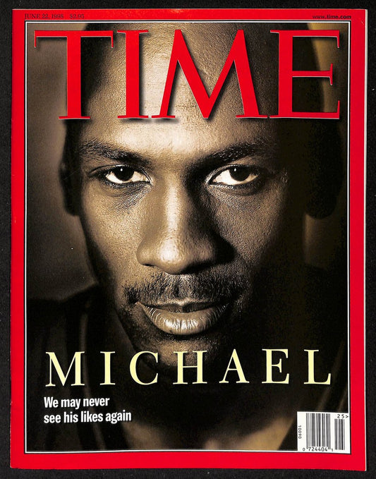 6/22/1998 TIME Magazine Michael Jordan No Label Newstand UNSIGNED 203791