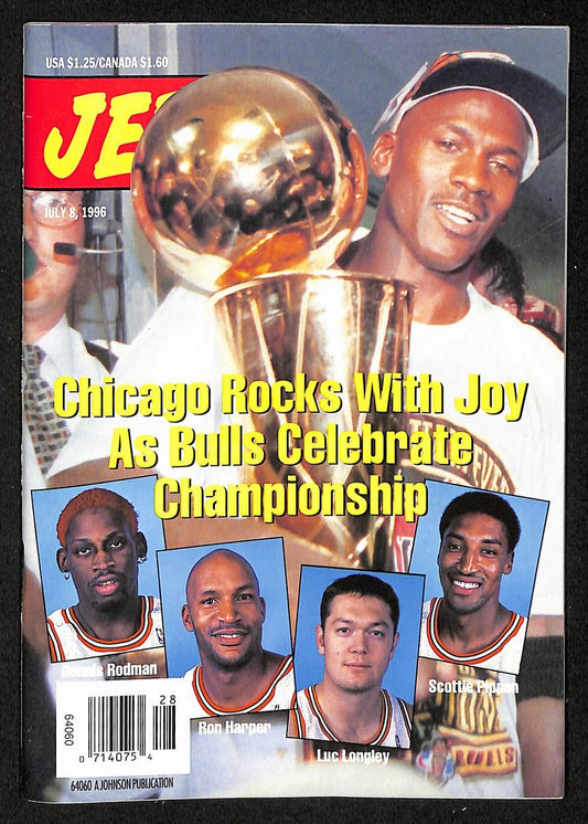 7/8/1996 JET Magazine Michael Jordan No Label Newstand UNSIGNED 203796