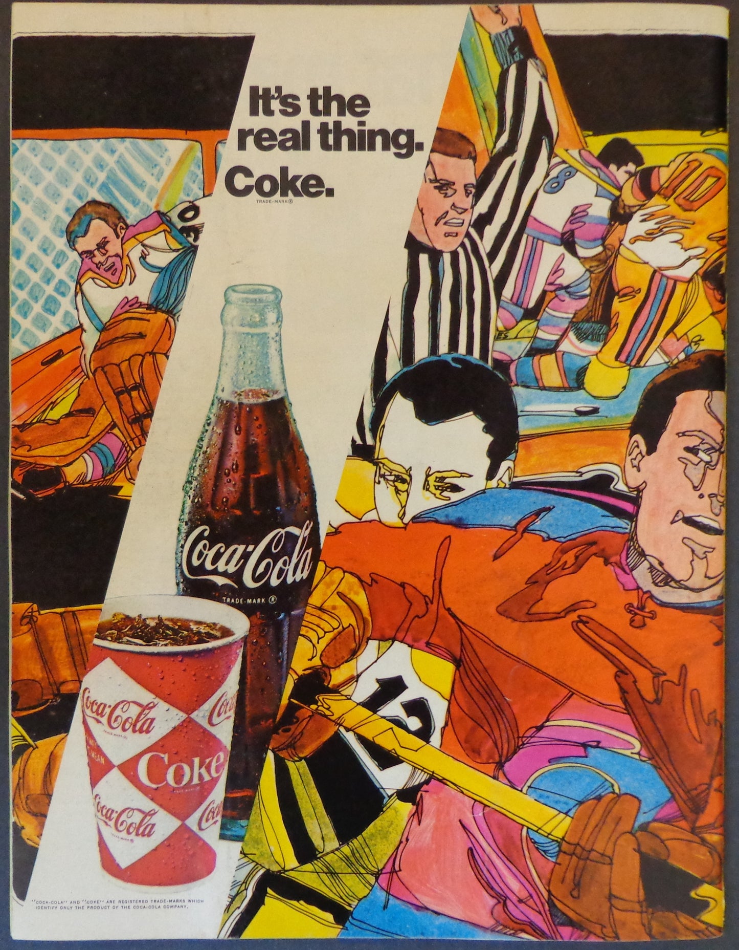 1970 Sport Hockey News Bruins vs. Black Hawks Hockey Game Program 179505