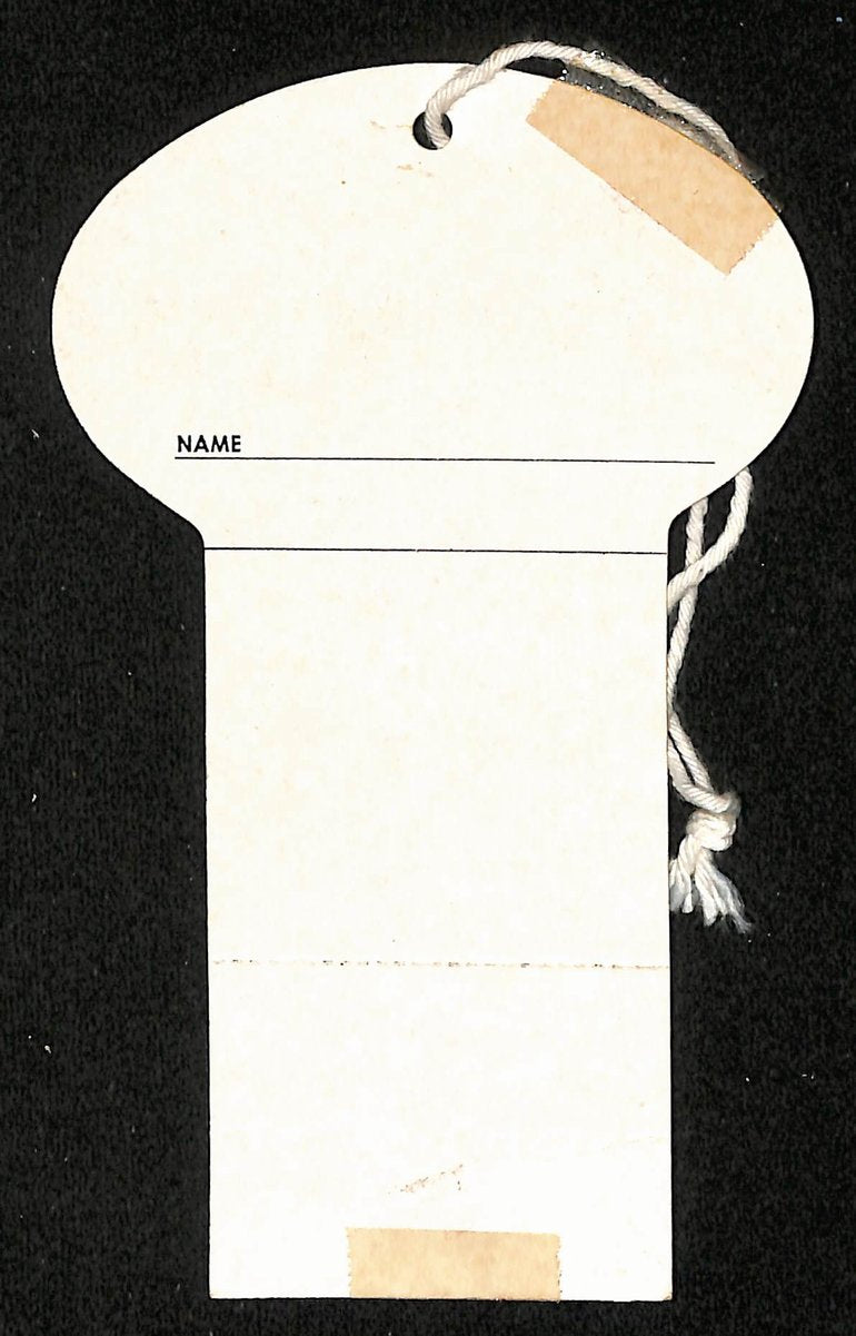 11/26/1972 NFL Game Field/Bench Pass Full Ticket Bears vs. Bengals 201706