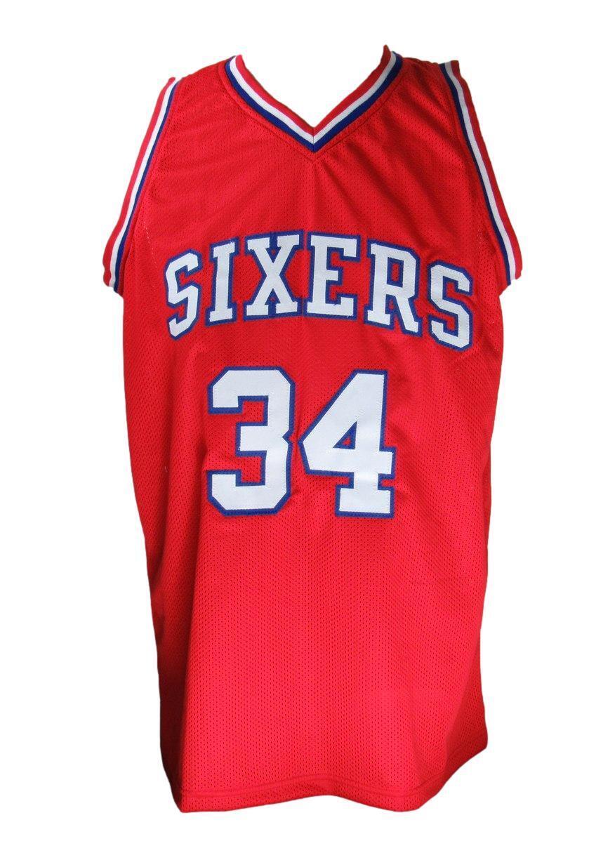 Charles Barkley HOF Signed/Auto Sixers Custom Basketball Jersey Beckett 166302