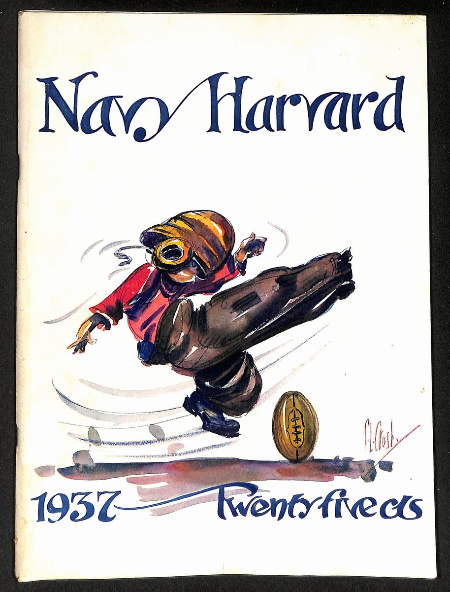 Vintage 10/16/1937 NCAA College Football Harvard vs. Navy 203324