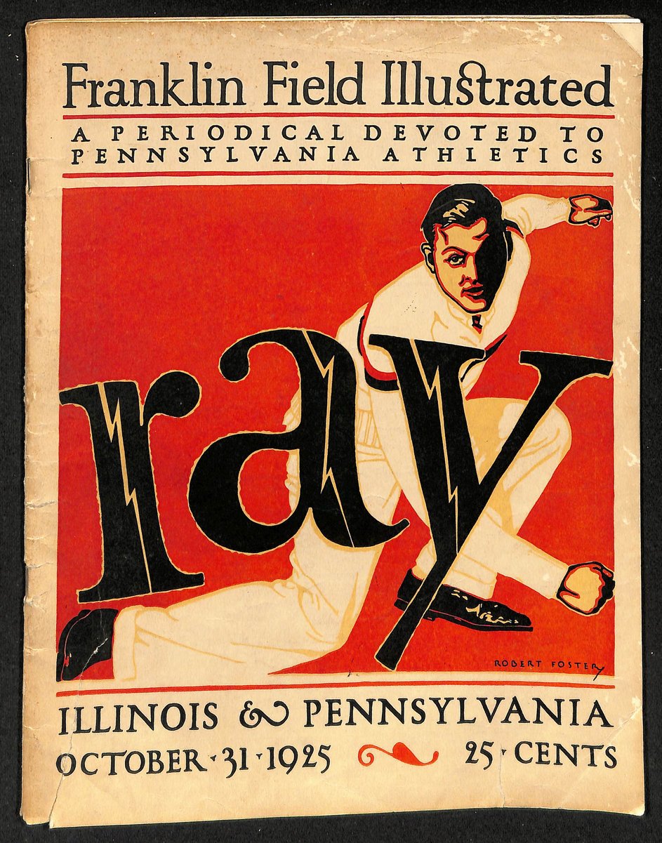 Vintage 10/31/1925 College Football Program Illinois vs. Pennsylvania 203325