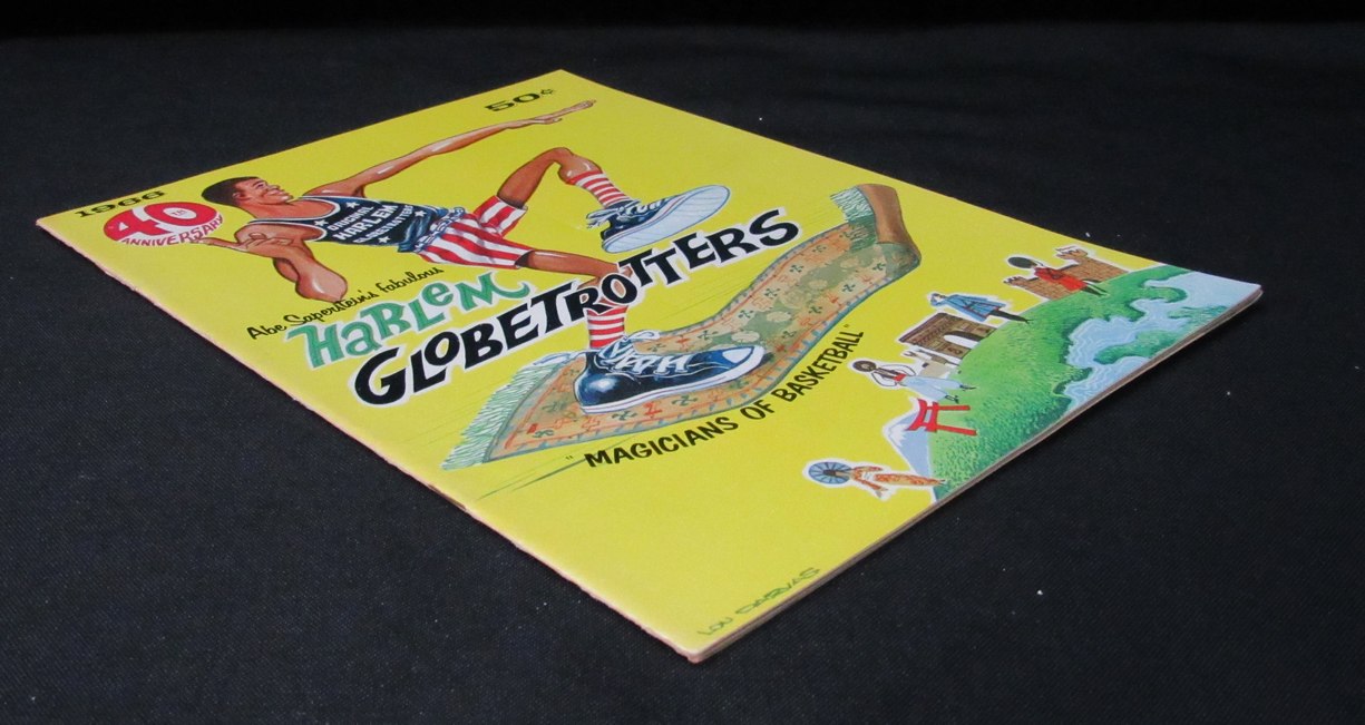 Vintage 1966 Harlem Globetrotters Basketball Game Program 198267