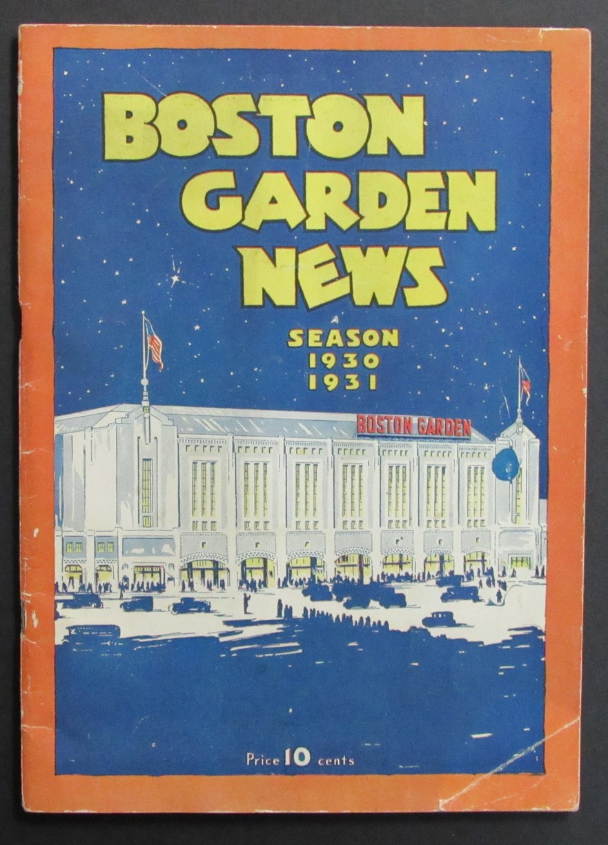Vintage Boston Garden News Season 1930-1931 Yearbook  198276