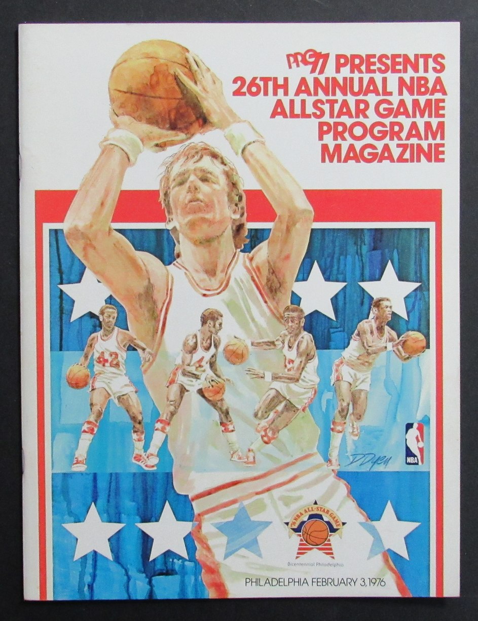 2/3/1976 NBA All-Star Game Program Magazine Clean High-grade 198281