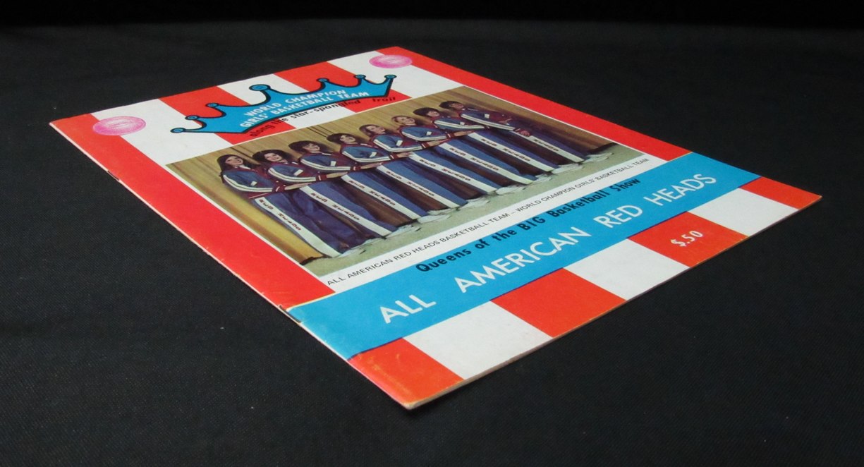 Vintage 1969 All American Red Heads Girls' Basketball Game Program 198291