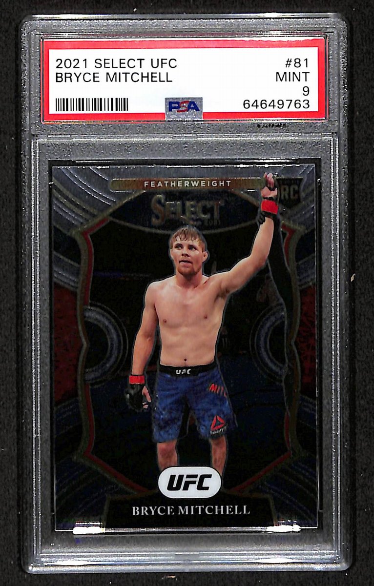 2021 Select UFC Bryce Mitchell RC #81 PSA 9 BA201752