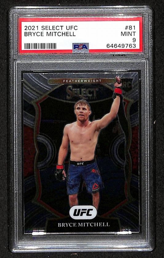 2021 Select UFC Bryce Mitchell RC #81 PSA 9 BA201752