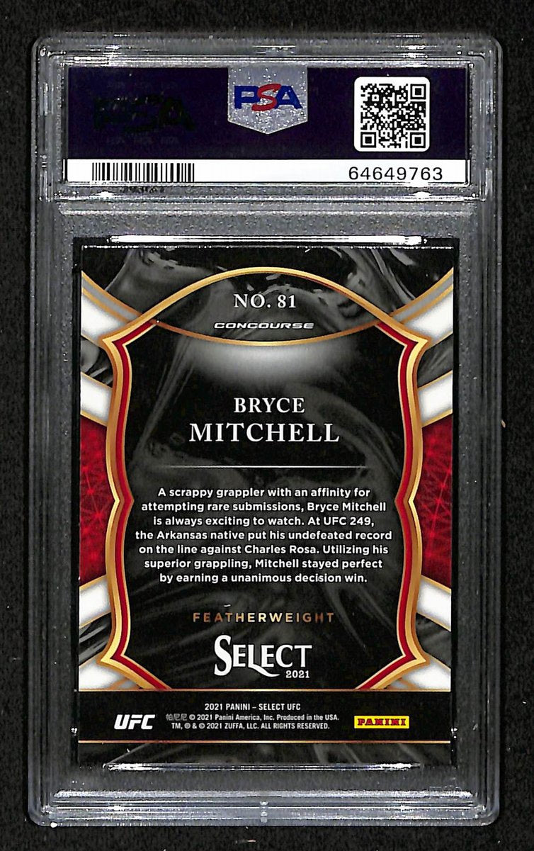 2021 Select UFC Bryce Mitchell RC #81 PSA 9 BA201752