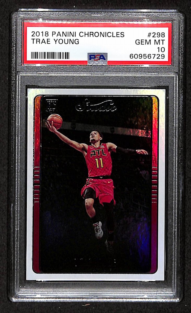 2018 Panini Chronicles Hawks Trae Young RC #298 PSA 10 Gem Mint BA201757