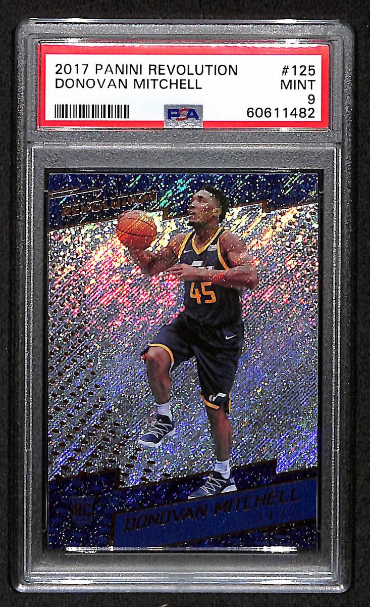 2017 Panini Revolution Jazz Donovan Mitchell #125 PSA 9 BA201758