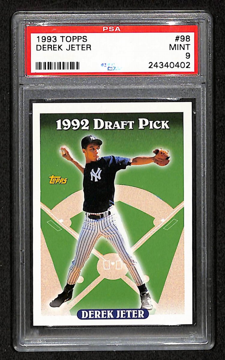 1993 Topps Yankees Derek Jeter RC #98 PSA 9 BA201760