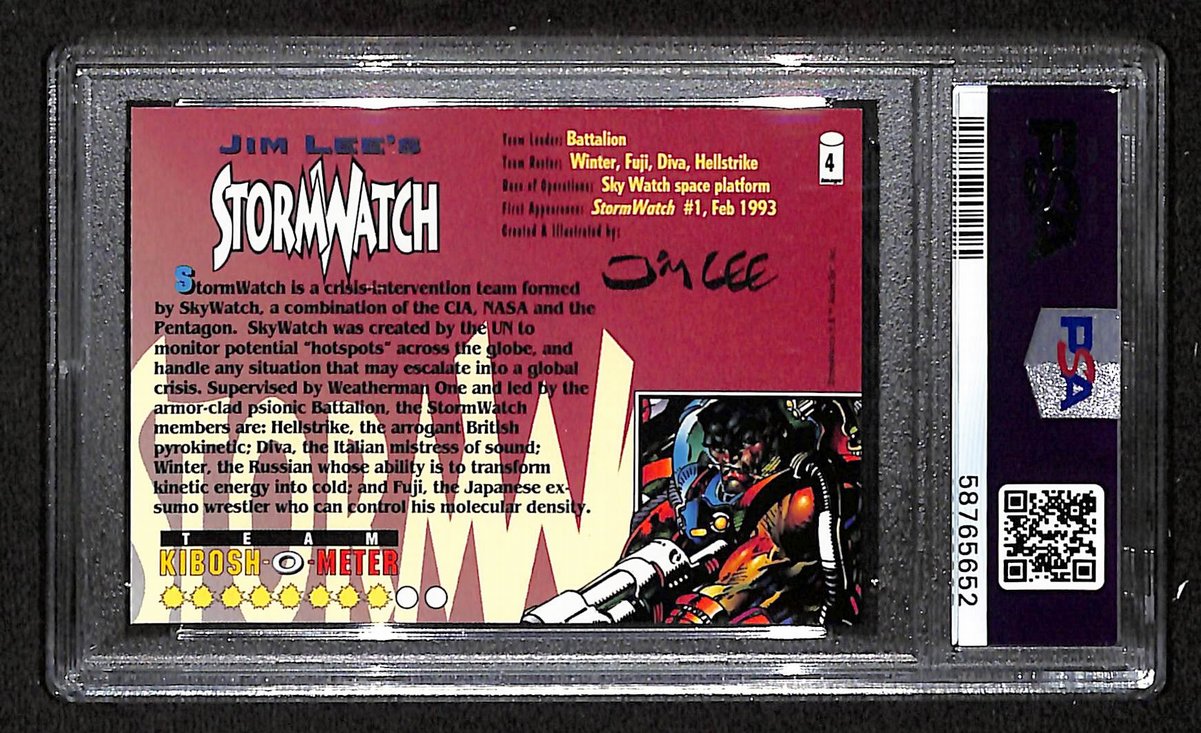 1993 Wizard Magazine Stormatch Image Series II #4 PSA 5 BA201767
