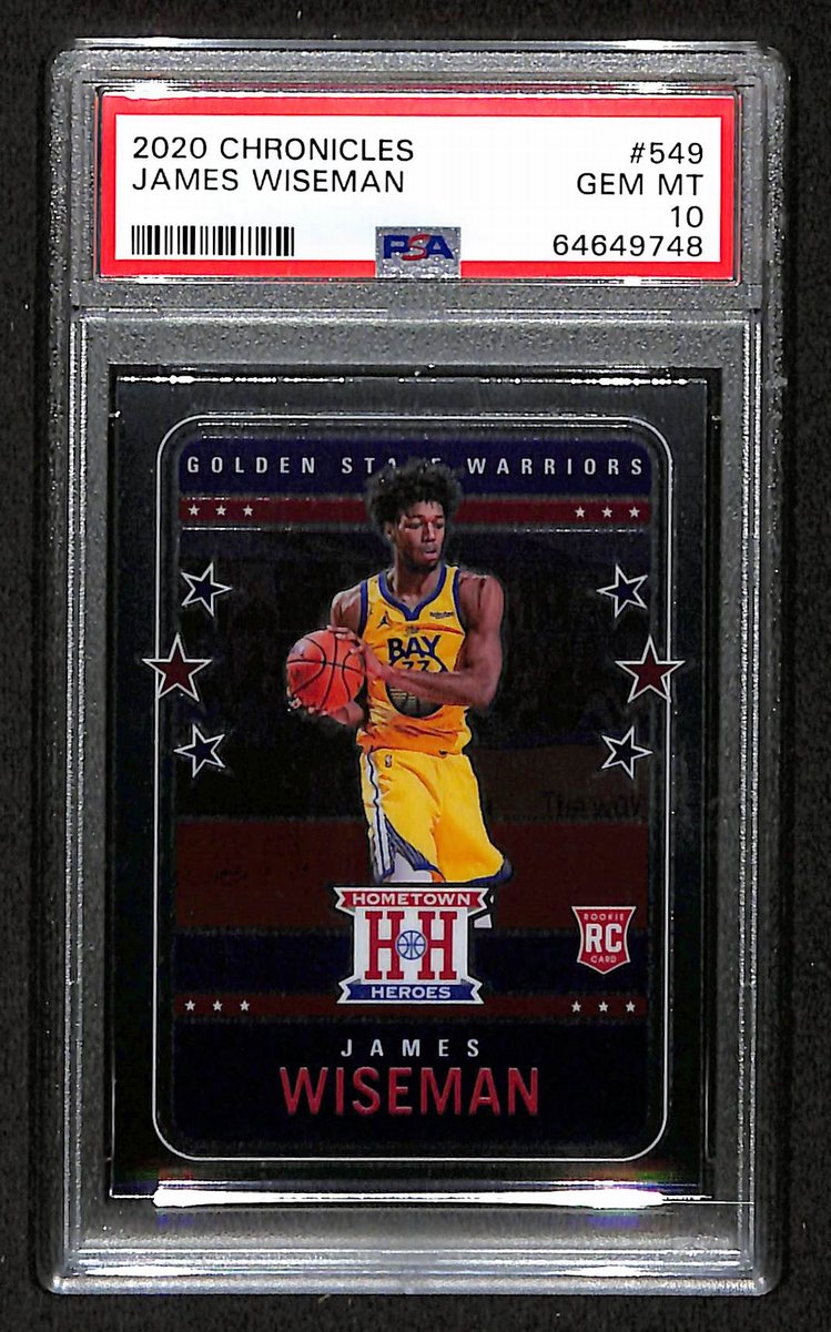 2020 Chronicles Warriors James Wiseman RC #549 PSA 10 Gem Mint BA201781