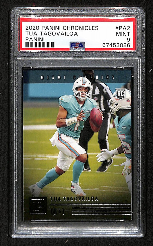 2020 Panini Chronicles Dolphins Tua Tagovailoa RC #PA2 PSA 9 BA201782