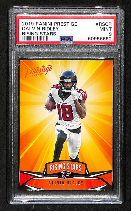 2019 Panini Prestige Rising Stars Falcons Calvin Ridley #RSCR PSA 9 BA201799