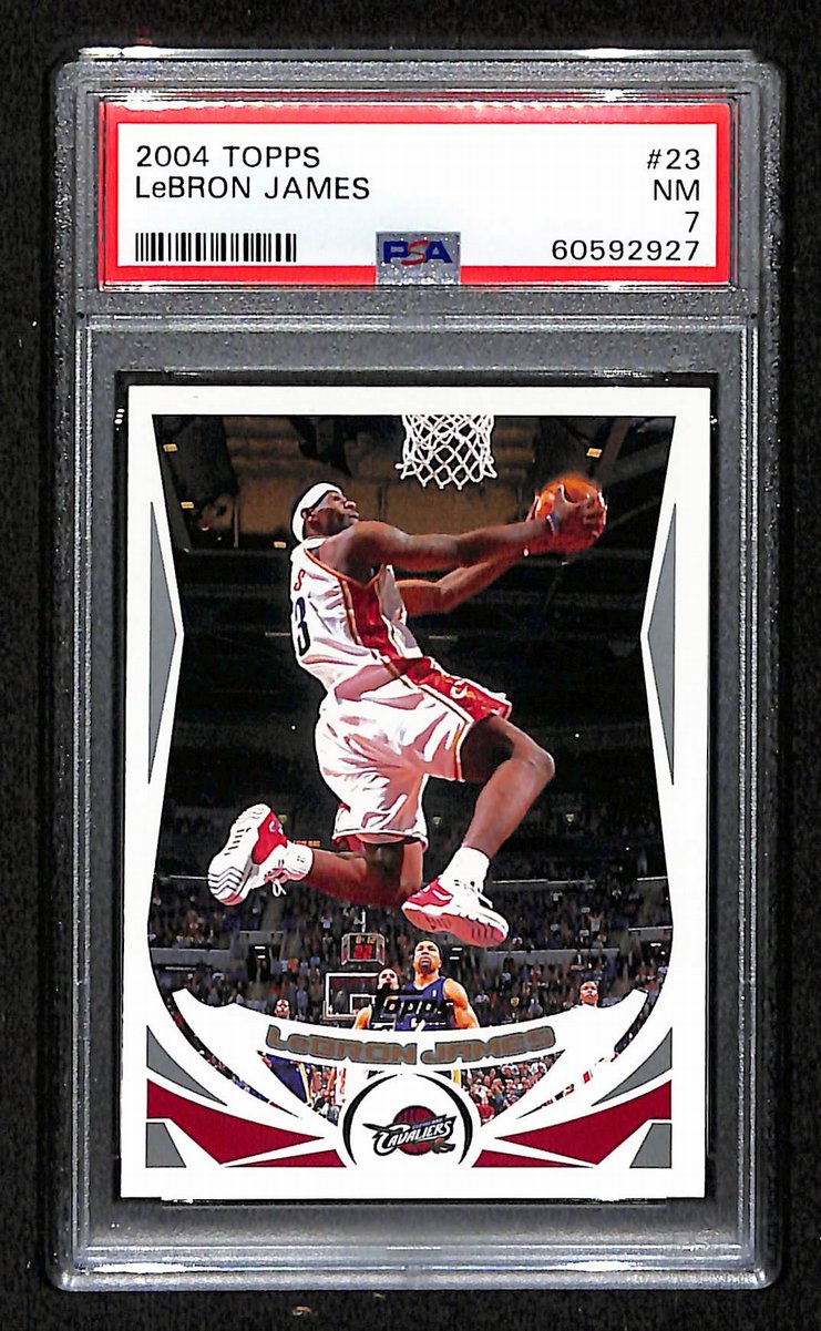 2004 Topps Cavaliers LeBron James #23 PSA 7 BA201803